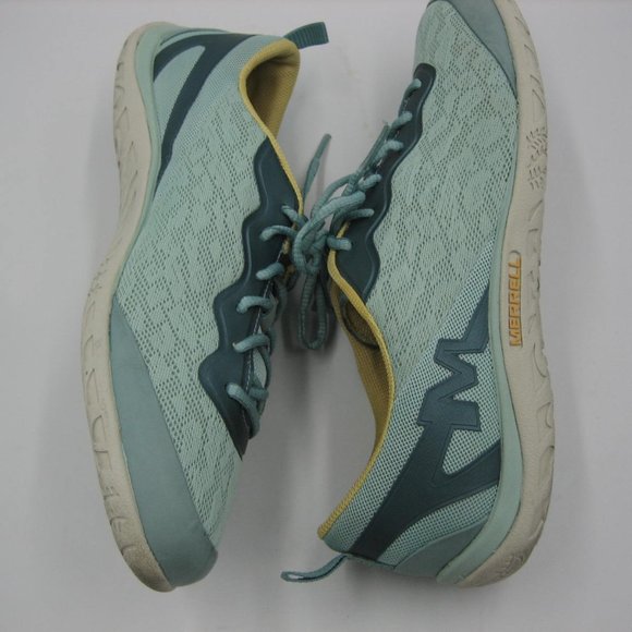 Merrell Select Grip Womens 9 Egg Shell Blue Lace Up Mesh Comfort Sneakers J53172 - Picture 6 of 11